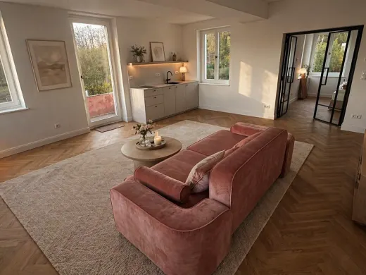 Wohnbereich der Victor Hugo Suite